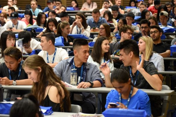 Students in classroom at BCIT.