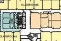 Thumbnail image of the layout of the BCIT health sciences centre showing classrooms.