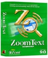 Logo for zoomtext screen magnification.