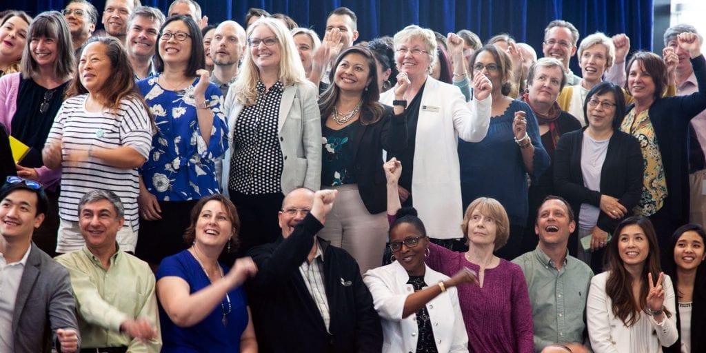 Group photo of BCIT employees.