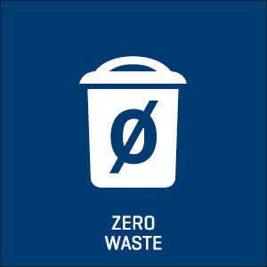 Zero waste icon.