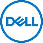 Blue logo for Dell Computers