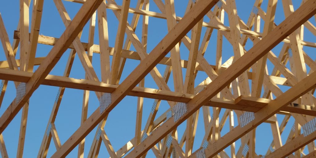 Mass timber frame.