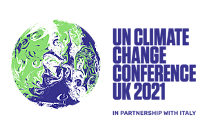 UN Climate Change Conference UK 2021 logo.