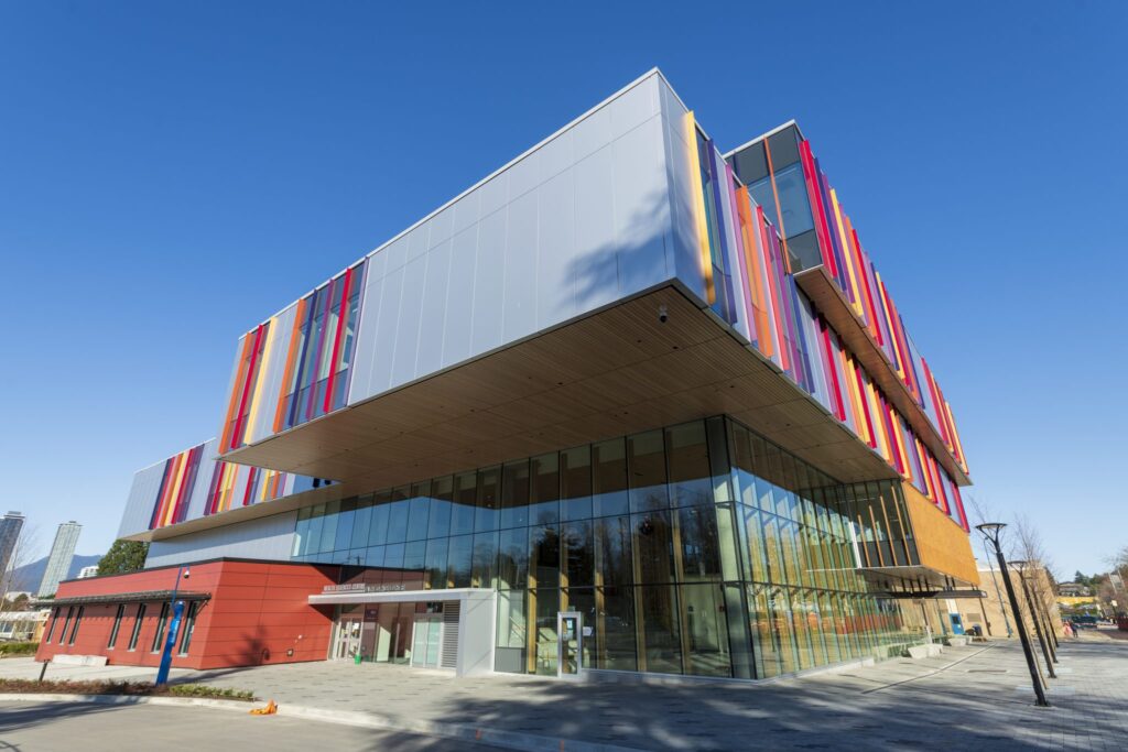 Exterior view of the BCIT Health Sciences Centre.