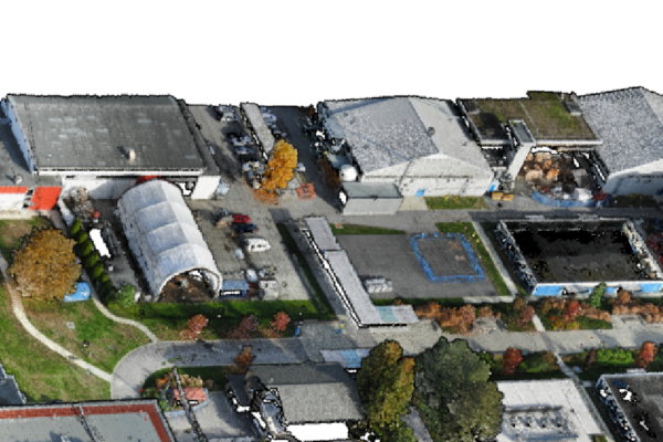 3D point cloud model of English Walk