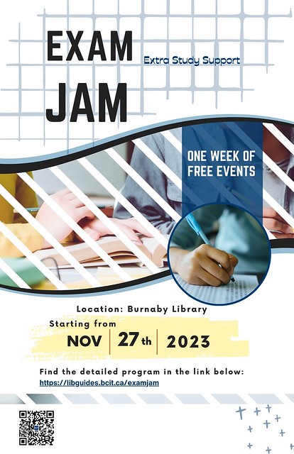 Poster for Exam Jam 2023