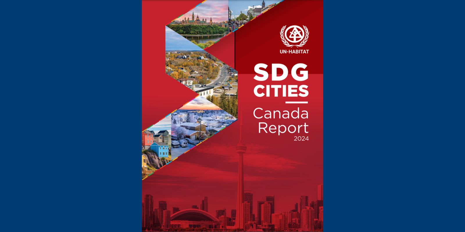 Cover image of the SDG Cities Canada Report 2024